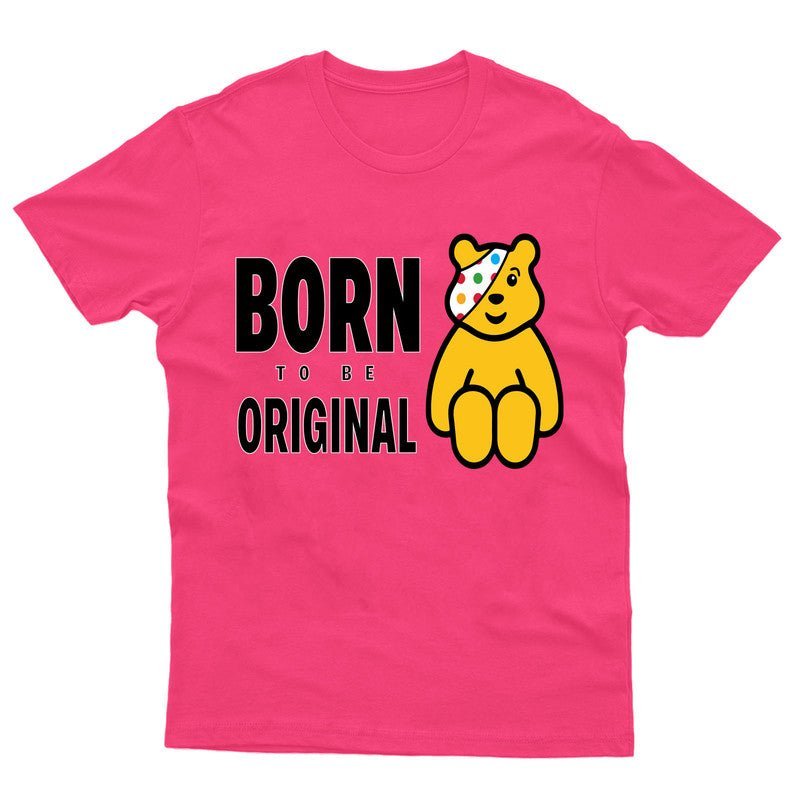 Spotty Day 2024 Pudsey Bear Kids T-Shirt Born To Be Original Boys Girls Top Tee - TheMonkeyTees
