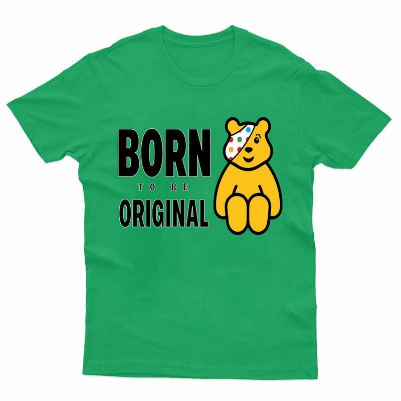 Spotty Day 2024 Pudsey Bear Kids T-Shirt Born To Be Original Boys Girls Top Tee - TheMonkeyTees