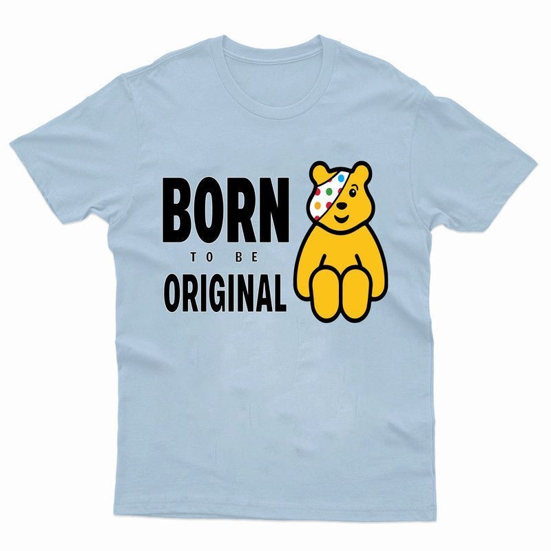 Spotty Day 2024 Pudsey Bear Kids T-Shirt Born To Be Original Boys Girls Top Tee - TheMonkeyTees