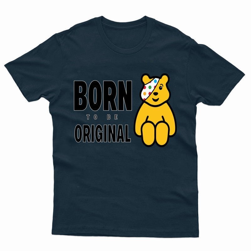 Spotty Day 2024 Pudsey Bear Kids T-Shirt Born To Be Original Boys Girls Top Tee - TheMonkeyTees