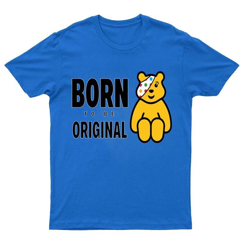 Spotty Day 2024 Pudsey Bear Kids T-Shirt Born To Be Original Boys Girls Top Tee - TheMonkeyTees