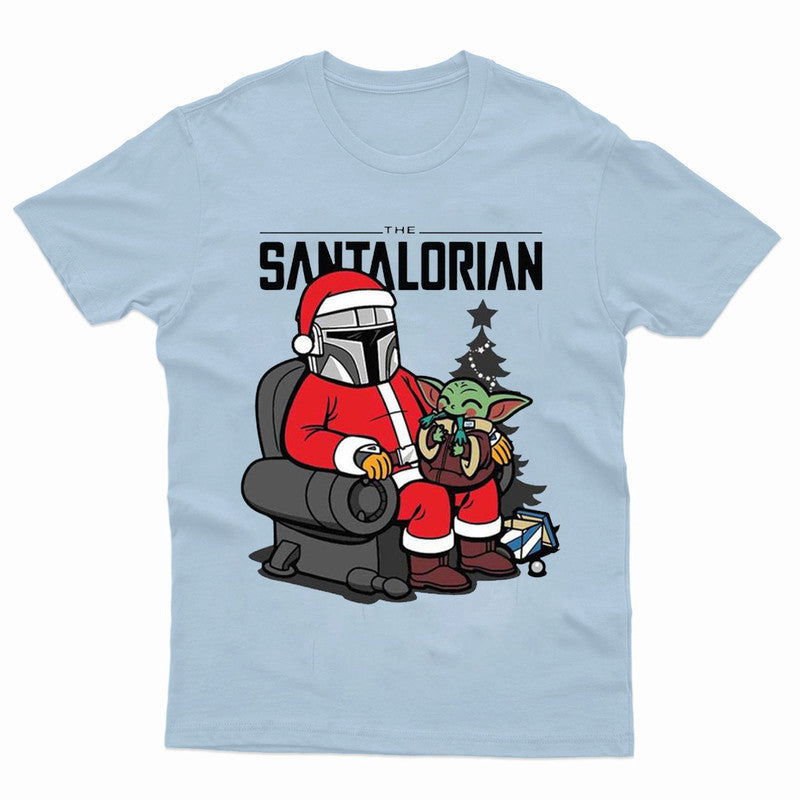 The Santalorian Santa Baby Yoda Mens Kids T Shirt Christmas - TheMonkeyTees