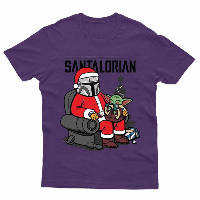 The Santalorian Santa Baby Yoda Mens Kids T Shirt Christmas - TheMonkeyTees