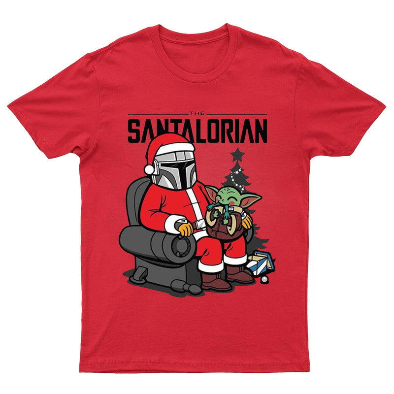 The Santalorian Santa Baby Yoda Mens Kids T Shirt Christmas - TheMonkeyTees