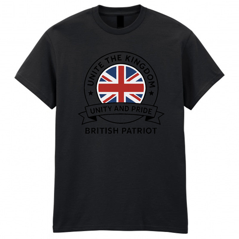 Unite The Kingdom Adult Kids T-Shirt Britain Protest Tommy Robinson Tee - TheMonkeyTees