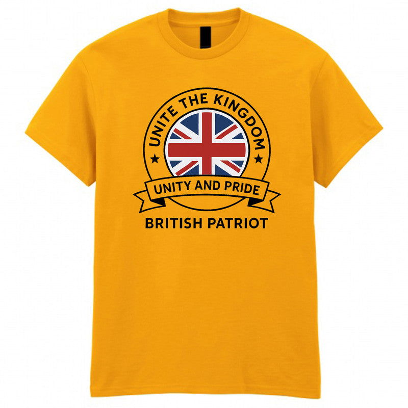Unite The Kingdom Adult Kids T-Shirt Britain Protest Tommy Robinson Tee - TheMonkeyTees