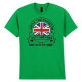 Unite The Kingdom Adult Kids T-Shirt Britain Protest Tommy Robinson Tee - TheMonkeyTees