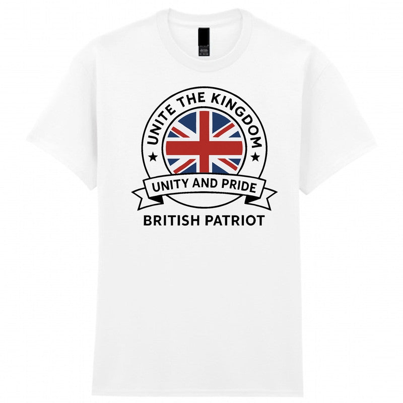 Unite The Kingdom Adult Kids T-Shirt Britain Protest Tommy Robinson Tee - TheMonkeyTees