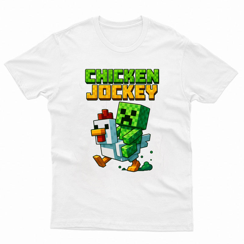Chicken Jockey Adult Kids T-Shirt Uncle Lava Tee