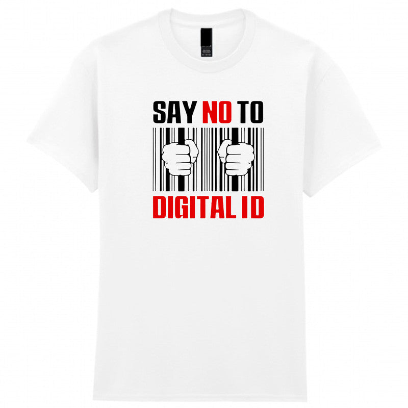 Say No To Digital ID Cards Unisex T-Shirt Patriotic Britcard Tee