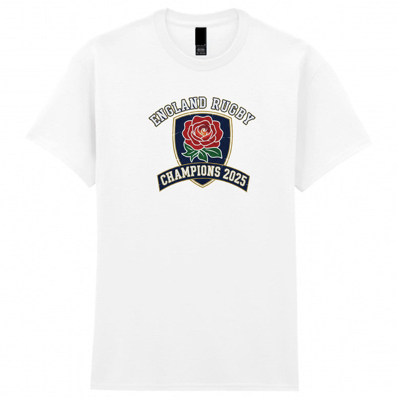 England Rugby 2025 Champions Adult Kids T-Shirt