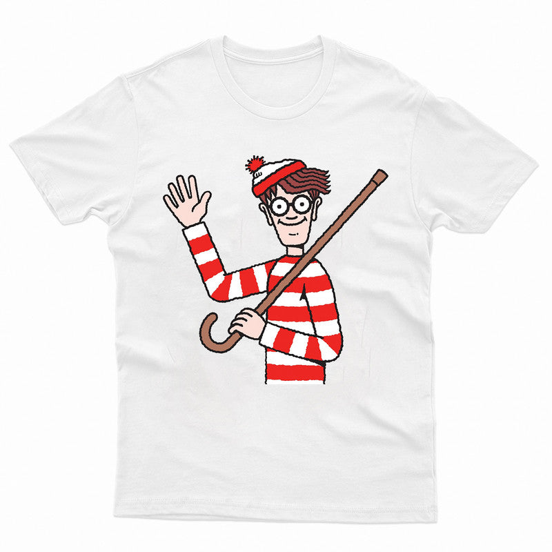 Where's Wally Funny Kids T-Shirt World Book Day Costume School Tee Top
