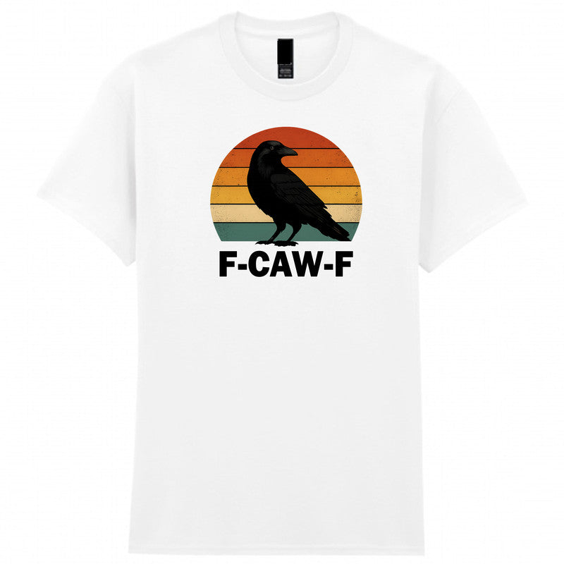 F-CAW-F Raven Adult Kids T-Shirt Halloween Horror Tee