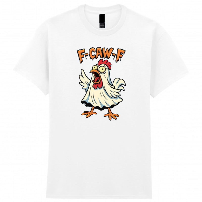 F-CAW-F Halloween Boo Chicken Unisex Kids T-Shirt