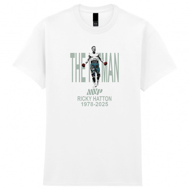 Ricky Hatton Adult Kids T-Shirt Hitman Fan Tee