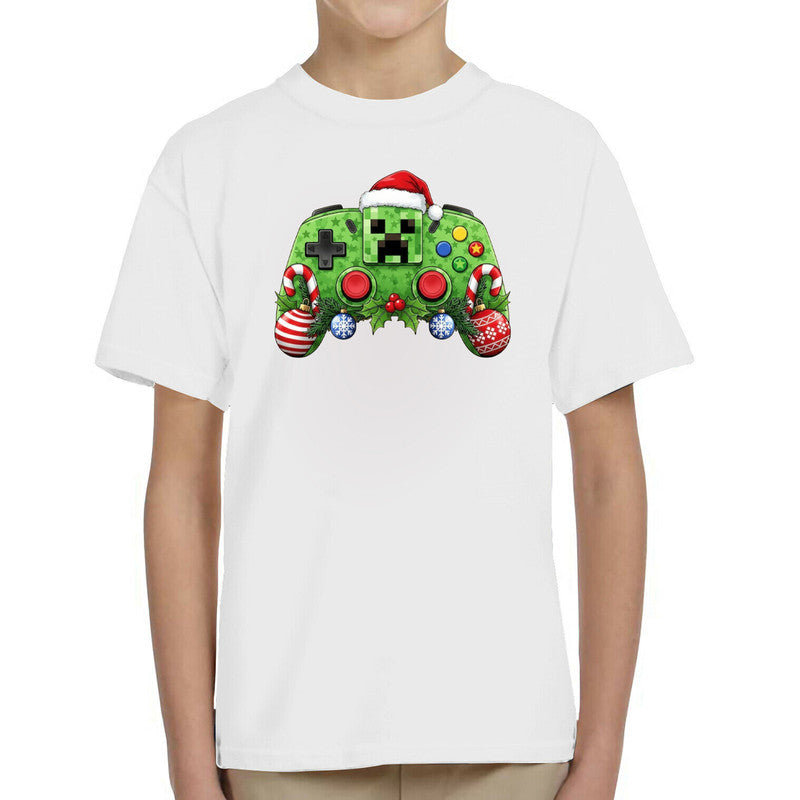 Christmas Xbox Adult Kids T-Shirt Funny Grinch Santa Xmas Gaming Tee