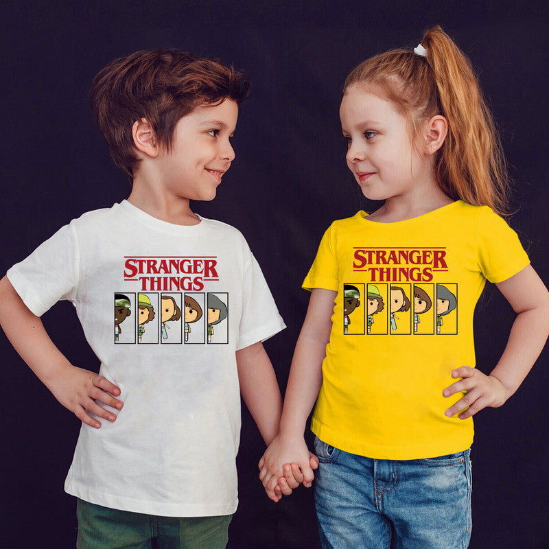 Stranger Things Adult Kids T-Shirt Upside Down TV Show Tee