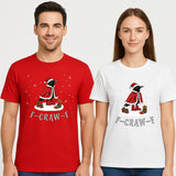 F-CRAW-F Christmas Adult Kids T-Shirt Funny Xmas Tee