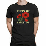 Remembrance Day Free Palestine Adult Kids T-Shirt Poppy Tee