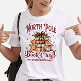 Christmas North Pole Adult Kids T-Shirt Xmas Book Club Tee