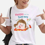 Helda And The Tooth Fairy World Book Day Kids T-Shirt School Girls Tee