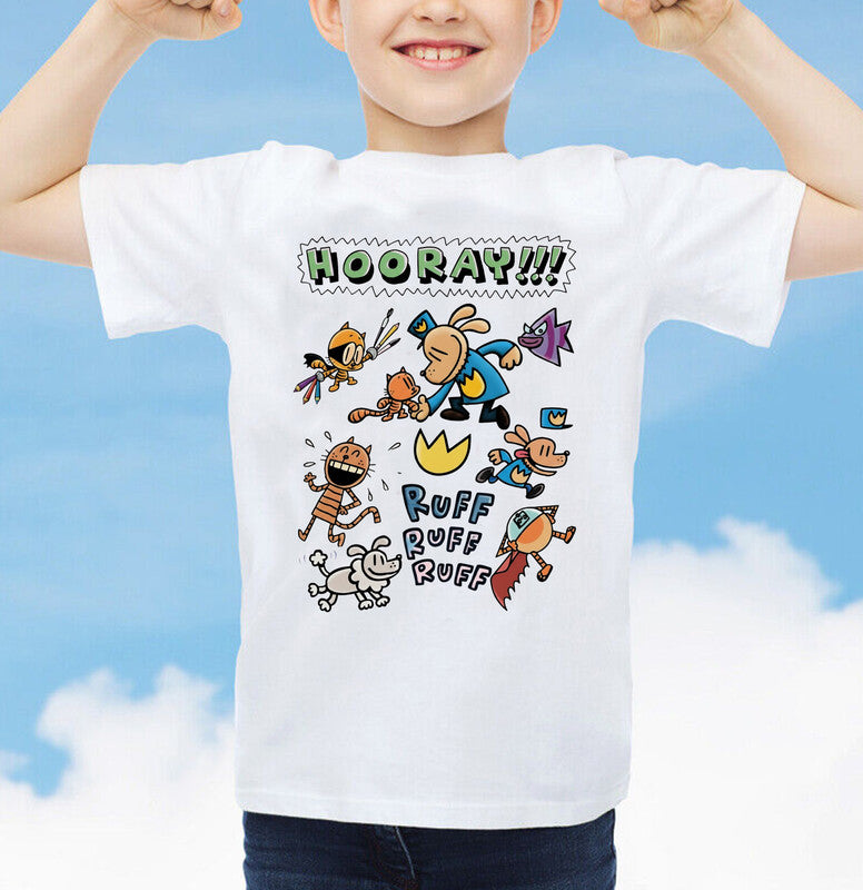 Dogman World Book Day Adult Kids T-Shirt Funny School Gift Tee