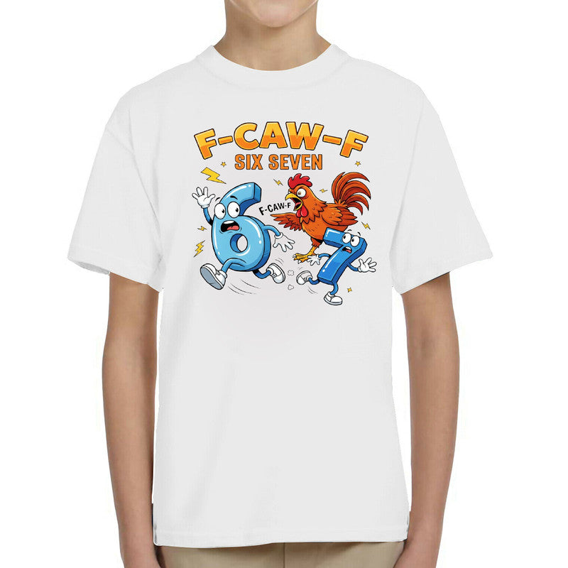 F-CAW-F Italian Brainrot Adult Kids T-Shirt Gaming Number Day Maths Tee