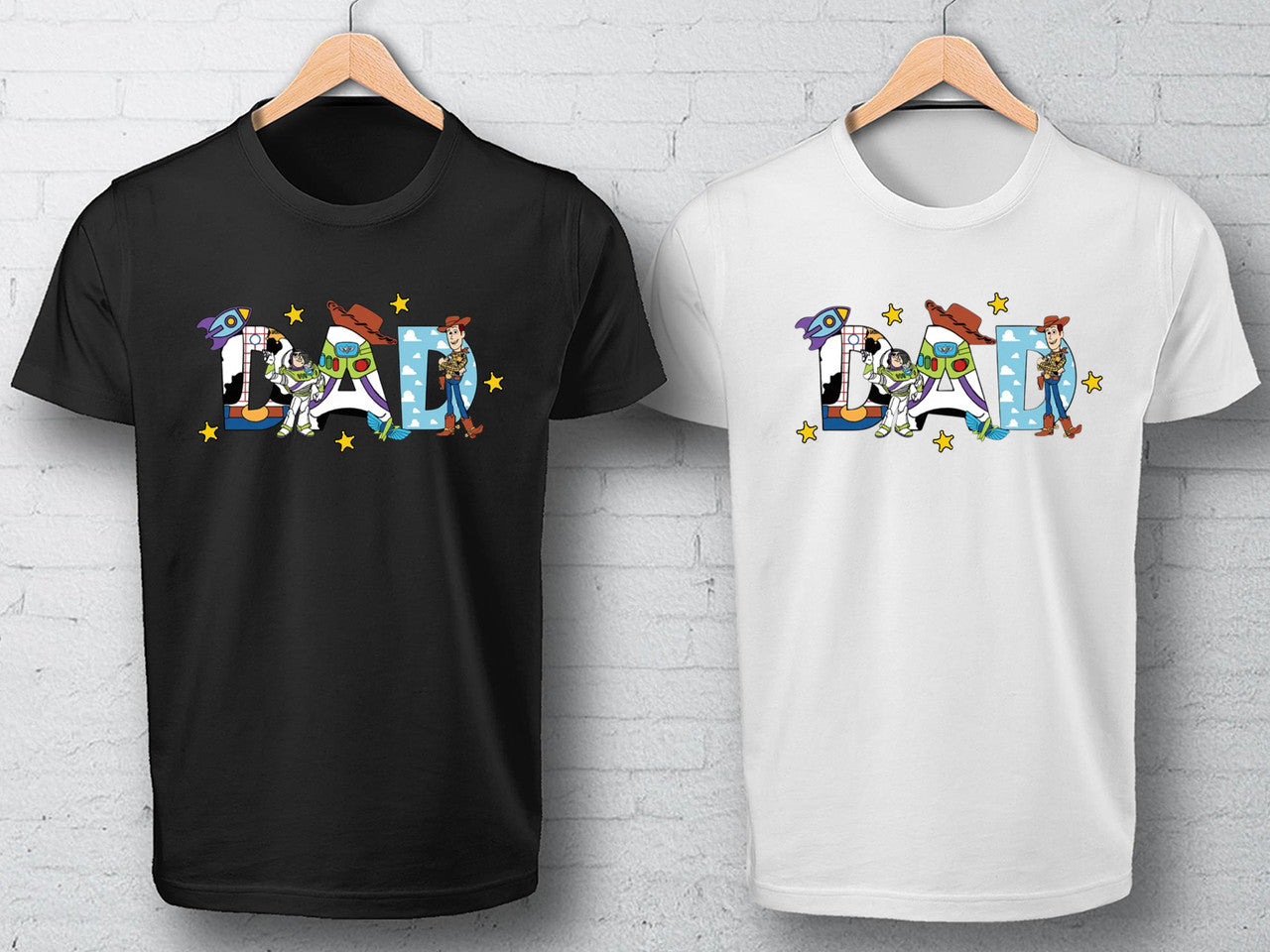 Dad Disney Toy Story Unisex Characters T-Shirt Disneyland Dad Shirt Father's Day Tee