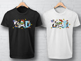 Dad Disney Toy Story Unisex Characters T-Shirt Disneyland Dad Shirt Father's Day Tee
